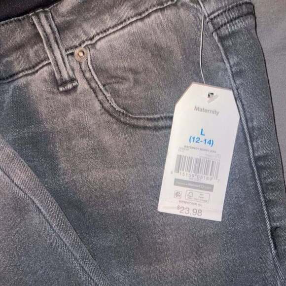 Time and Tru Women's Maternity Skinny Jeans, Sizes S-XXL - .com, - Picture 3 of 3